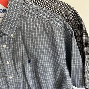 Ralph Lauren XL Blake short sleeve button down shirts (Lot of 2)
